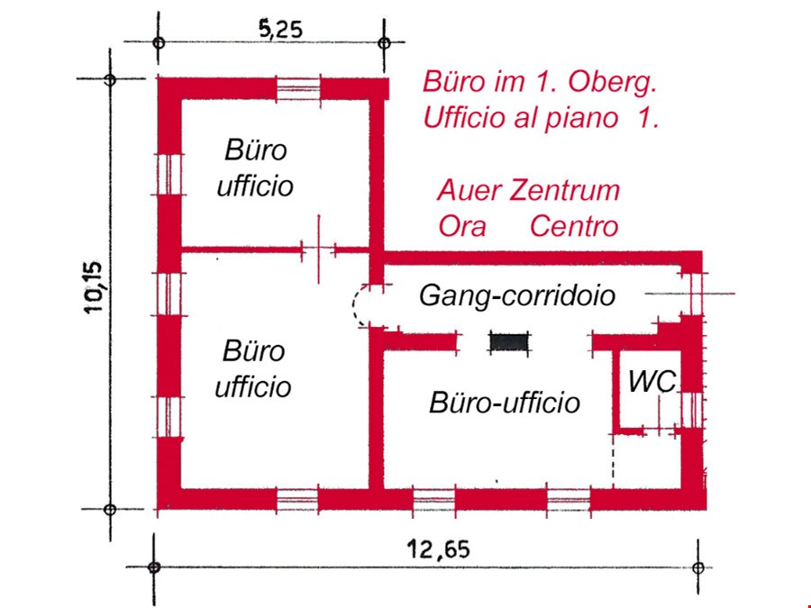 Praktisches und hochwertiges Büro oder Praxis in Auer zu vermieten. Praktisches und hochwertiges Büro oder Praxis in Auer zu vermieten.