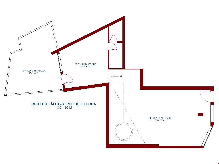 80 m² Geschäftslokal mit zusätzlichem Magazin sofort zu vermieten 80 m² Geschäftslokal mit zusätzlichem Magazin sofort zu vermieten