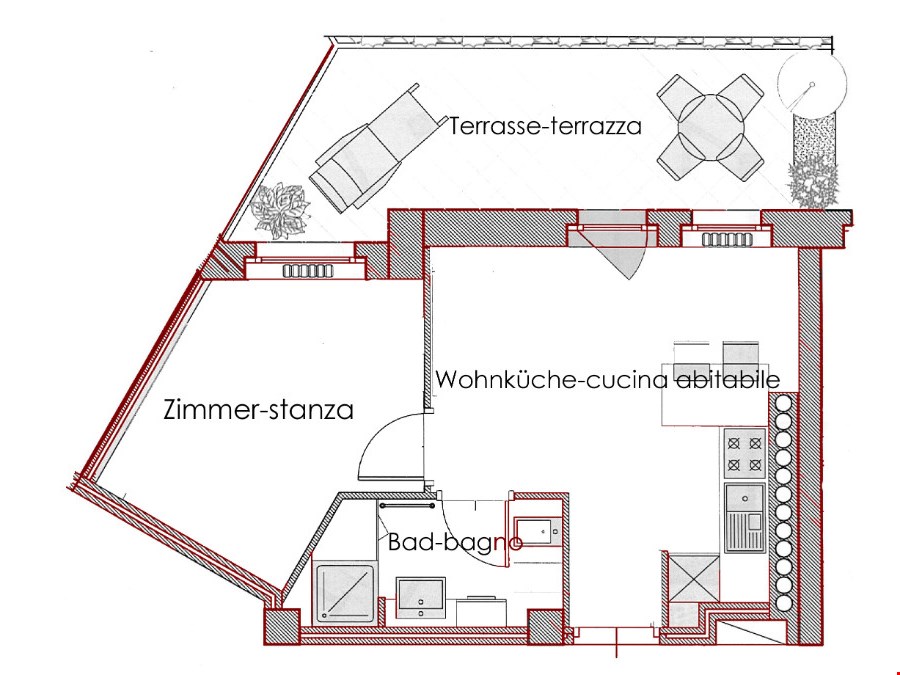 Gemütliche Zweizimmerwohnung in Meran Untermais zu verkaufen
