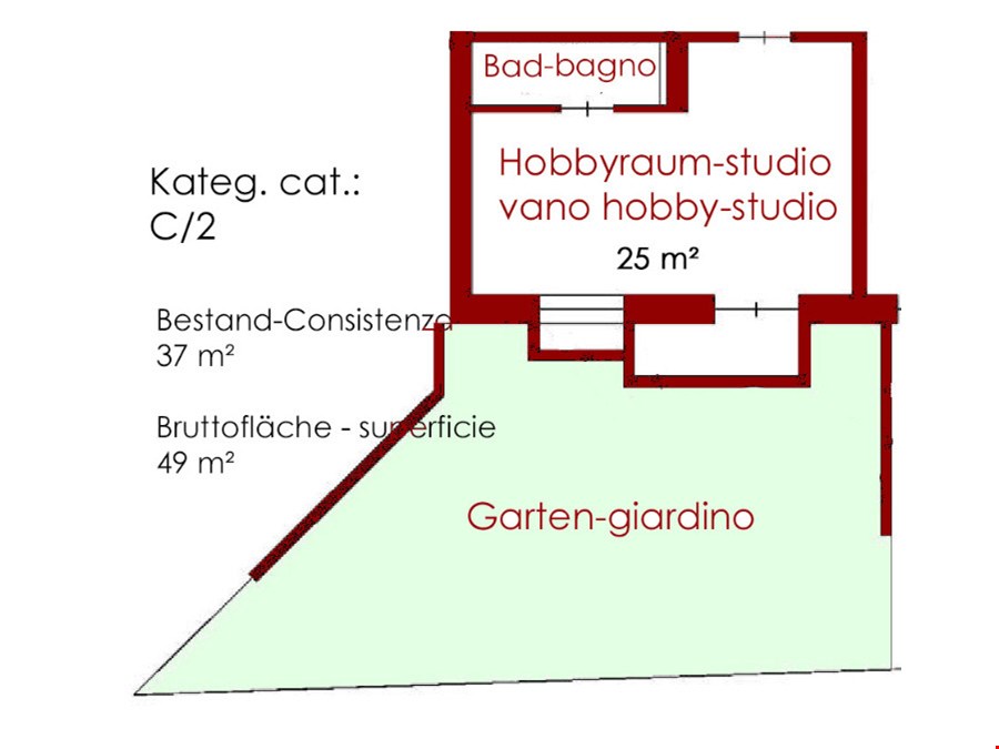 Hobbyraum mit Garten günstig zu verkaufen. Hobbyraum mit Garten günstig zu verkaufen.
