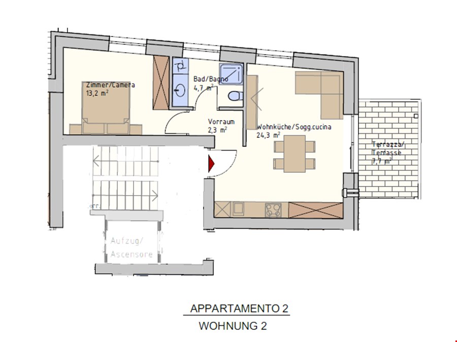 Auer, Neubau – Einzimmer-, Zweizimmer- und Dreizimmerwohnungen Auer, Neubau – Einzimmer-, Zweizimmer- und Dreizimmerwohnungen