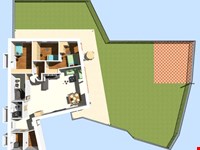 Kreative Fünfzimmerwohnung mit idyllischem Garten zu verkaufen. 2