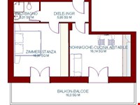 Zweizimmerwohnung im Zentrum von Naturns zu verkaufen 1