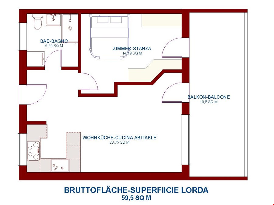 Einziehen, aufatmen, wohlfühlen – Ihre neue 2-Zimmer