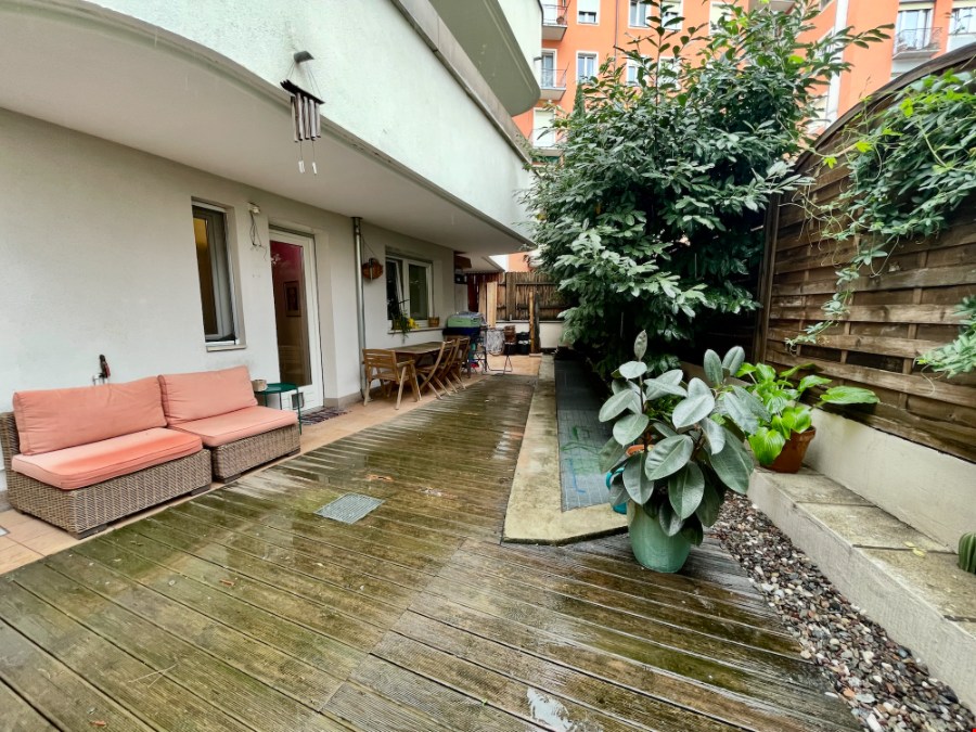 Sehr schöne geräumige 3-Zimmerwoh., Gartenterrasse, ruhig interne Lage