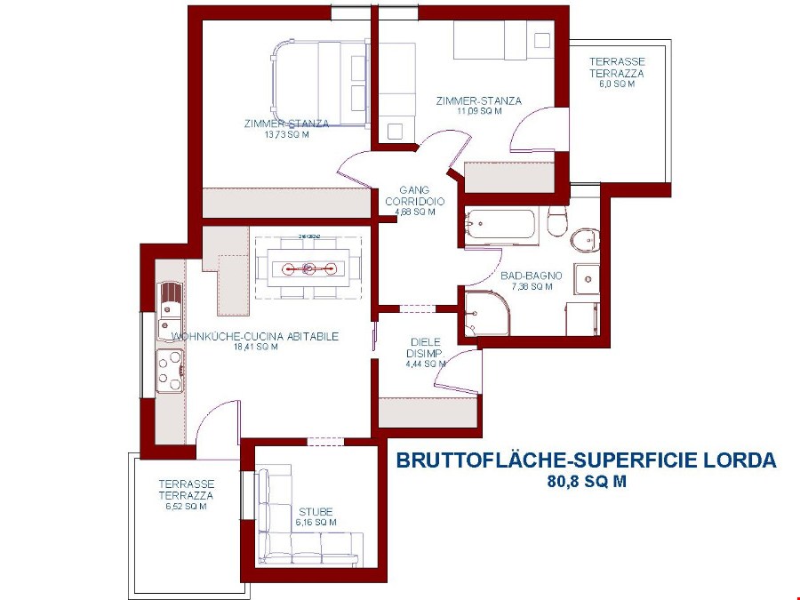 Die perfekte 3-Zimmerwohnung – sonnig, ruhig, bezugsbereit Die perfekte 3-Zimmerwohnung – sonnig, ruhig, bezugsbereit
