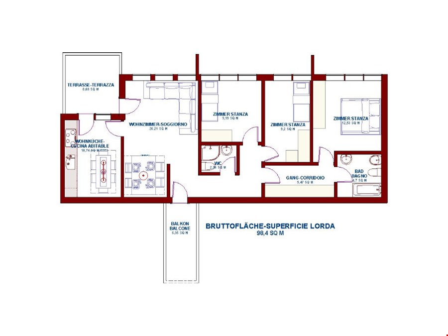 Ein Zuhause mit Charakter – Licht, Raum und Ruhe im Herzen von Bozen Ein Zuhause mit Charakter – Licht, Raum und Ruhe im Herzen von Bozen