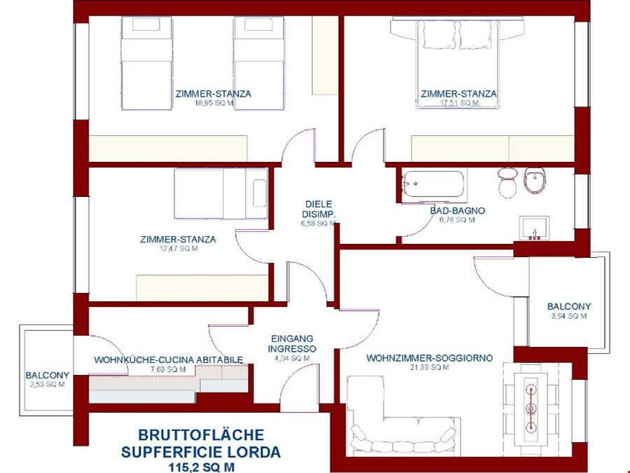 Familienwohnung mit Potenzial – Bozen/Haslach