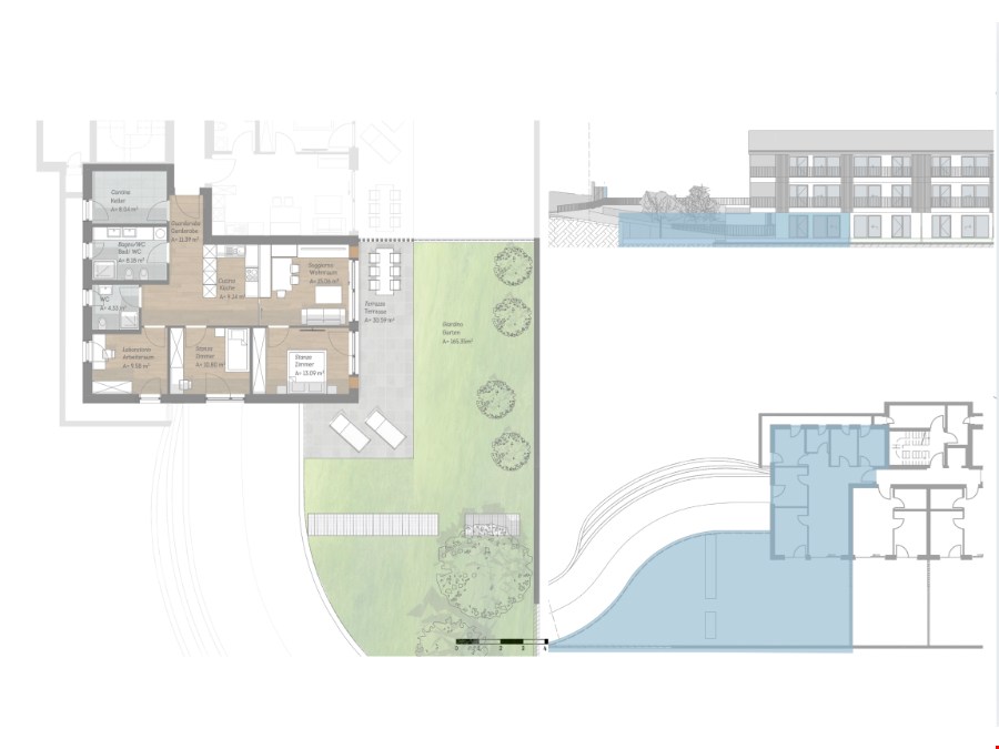 Wunderschöne Neubauwohnung mit Garten