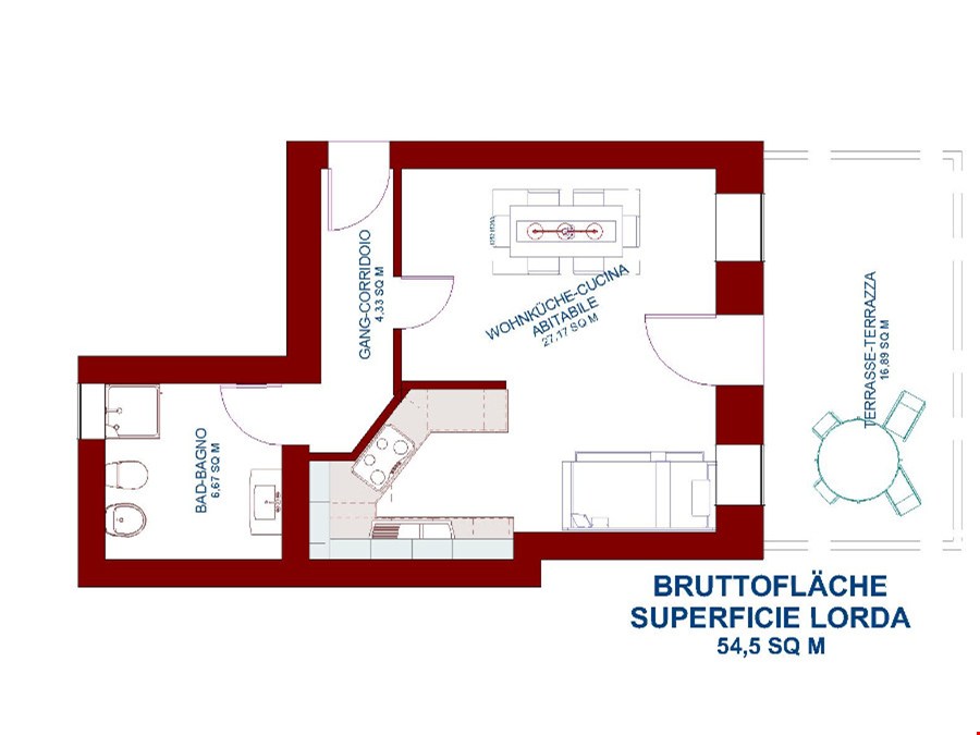 Gemütliches Monolokal bis 31. Oktober 2026 zu vermieten