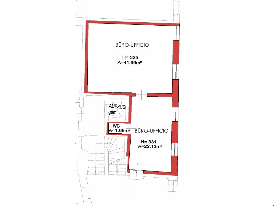 Repräsentatives Büro in der Brixner Altstadt