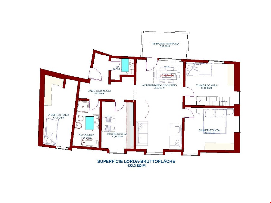 Fünfzimmerwohnung in St. Pauls zu verkaufen