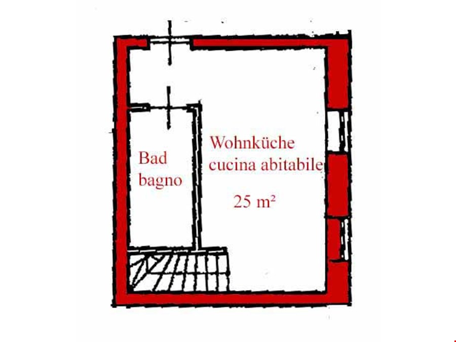 Möblierte 2 Zimmerwohnung im Zentrum von Girlan zu vermieten