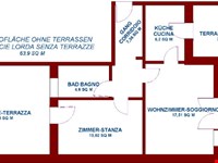 Zweizimmerwohnung mit großzügigen Terrassen im Zentrum von Meran 2