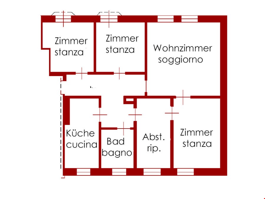 Vierzimmerwohnung in herrlicher Wohnanlage