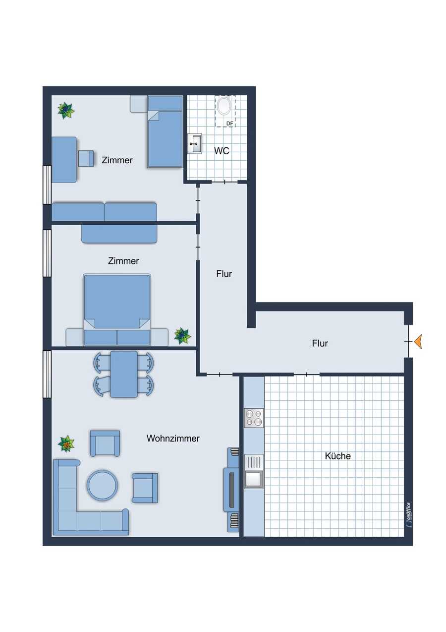 Gelegenheit! Geräumige Vierzimmerwohnung in zentraler Lage bei Sterzi