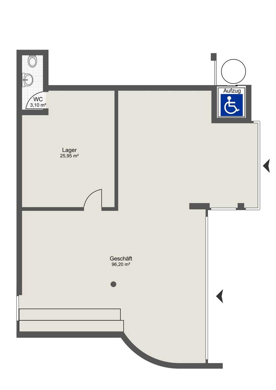 Geschäftslokal/Büro/Studio/Ordination im Zentrum von Pfalzen zu verk