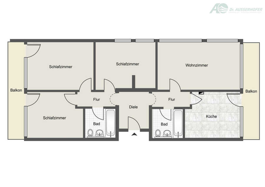 Fünfzimmerwohnung am Fuße des Kronplatz mit unverbautem Blick in Rei 8