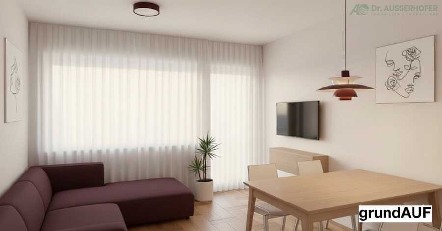 Dreizimmerwohnung im letzten Stock mit freiem Blick in zentraler Lage 2 Dreizimmerwohnung im letzten Stock mit freiem Blick in zentraler Lage 2