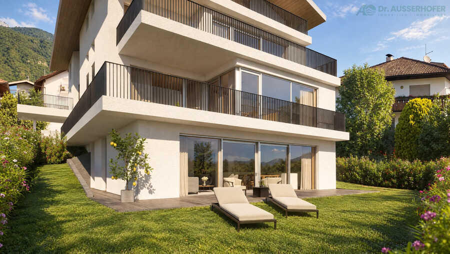 Neubau VILLA LUMINA Tramin - konventionierte Dreizimmerwohnung mit her