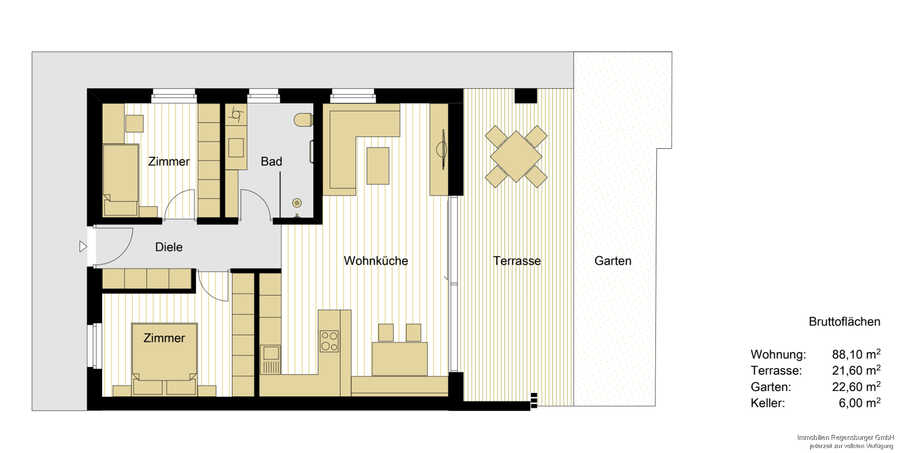 Sehr schöne Gartenwohnung in tollem Neubauprojekt 3