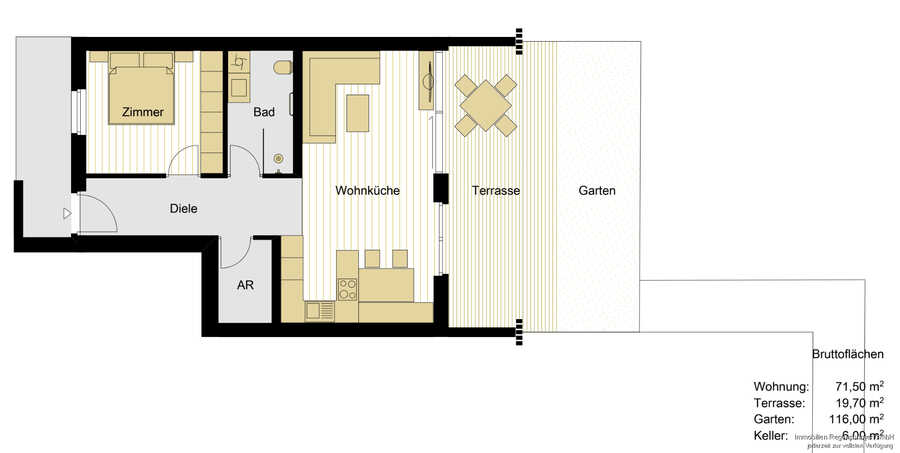 Angenehme 2-Zimmer Gartenwohnung in tollem Neubau 8