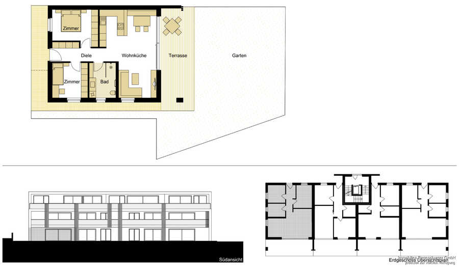 Sehr schöne 3-Zimmer Gartenwohnung in Neubau 7