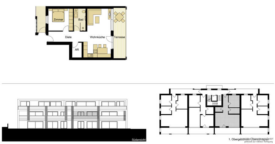 Tolle 2-Zimmer Terrassenwohnung mit nettem Garten 4