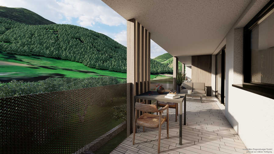 3-Zimmerwohnung mit angenehmer Terrasse und Grünfläche