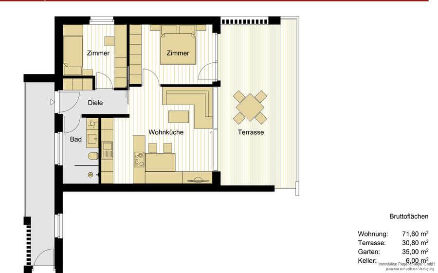 3-Zimmer Dachgeschosswohnung mit 30m² Terrasse 8