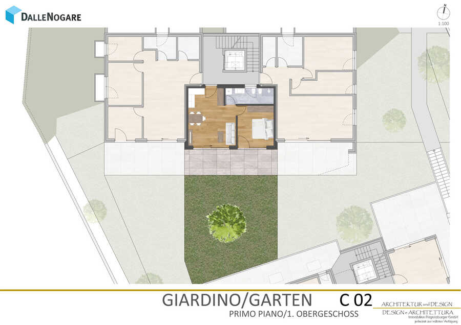 Helle 2-Zimmer-Gartenwohnung mit großen Fensterfronten und Südausric 4