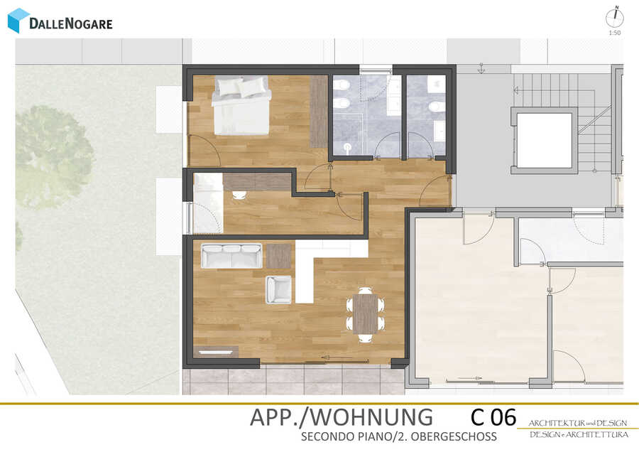 Helle Dreizimmer-Neubauwohnung mit großen Fensterfronten und gemütli 7