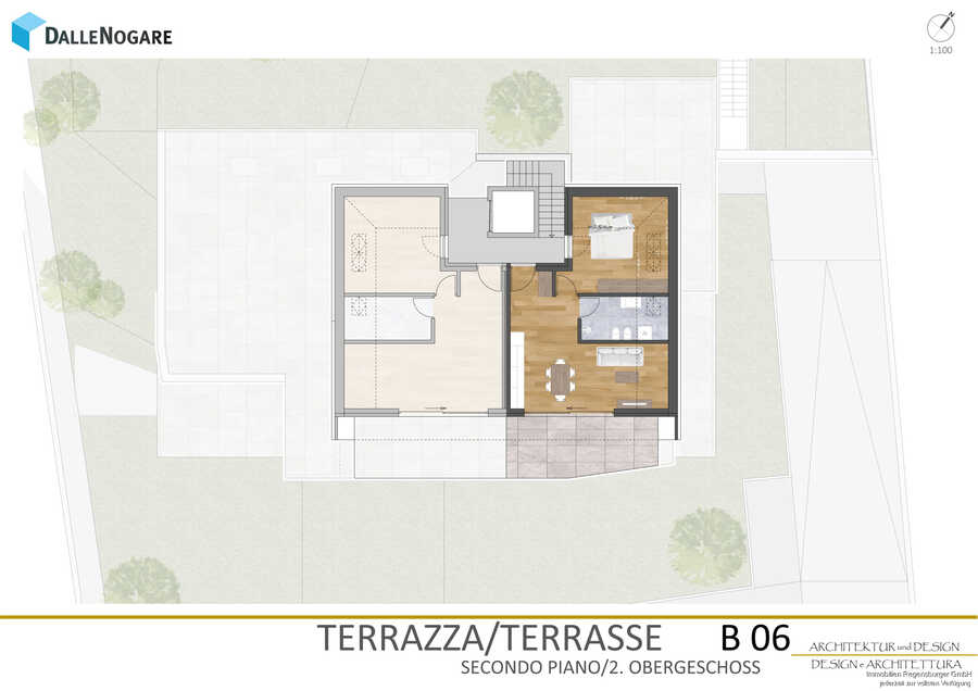 sehr helle Zweizimmer-Dachgeschosswohnung mit gemütlicher Terrasse -  4