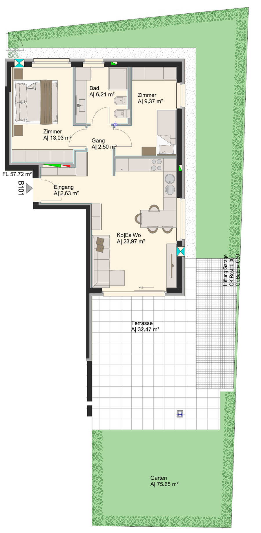 Gartenwohnung – 3-Zimmer-Wohnung in Prad am Stilfserjoch 7