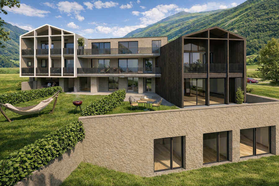 Attraktive 3-Zimmer-Gartenwohnung mit Ortlerblick in Mals - exklusiv u 6