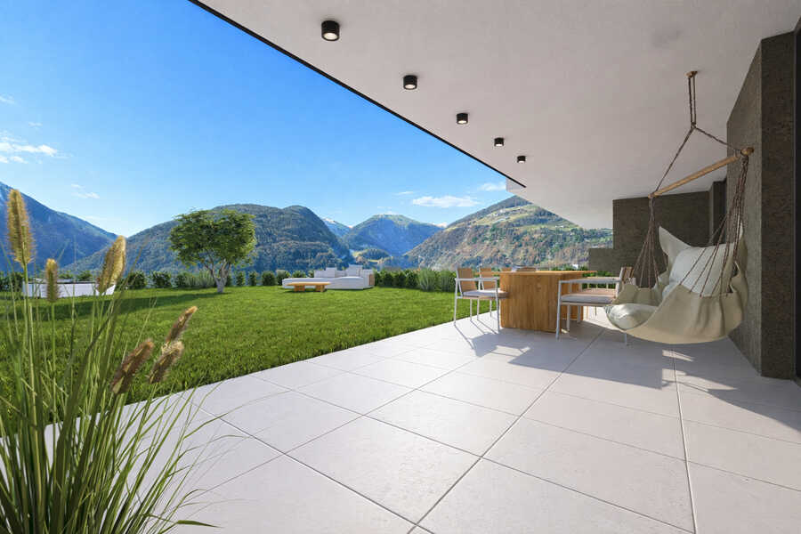 Exklusive 3-Zimmer-Gartenwohnung mit Ortlerblick in Mals - exklusiv un