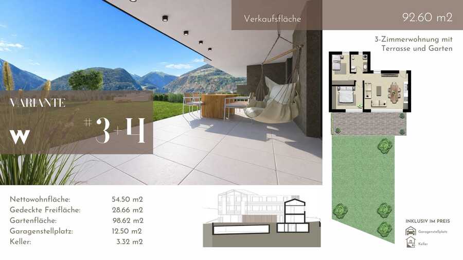 Exklusive 3-Zimmer-Gartenwohnung mit Ortlerblick in Mals - exklusiv un 8