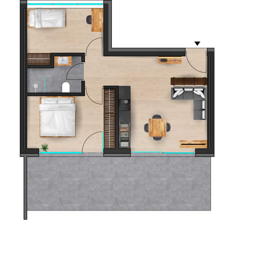 Exklusive 3-Zimmer-Terrassenwohnung mit Ortlerblick in Mals - exklusiv 2