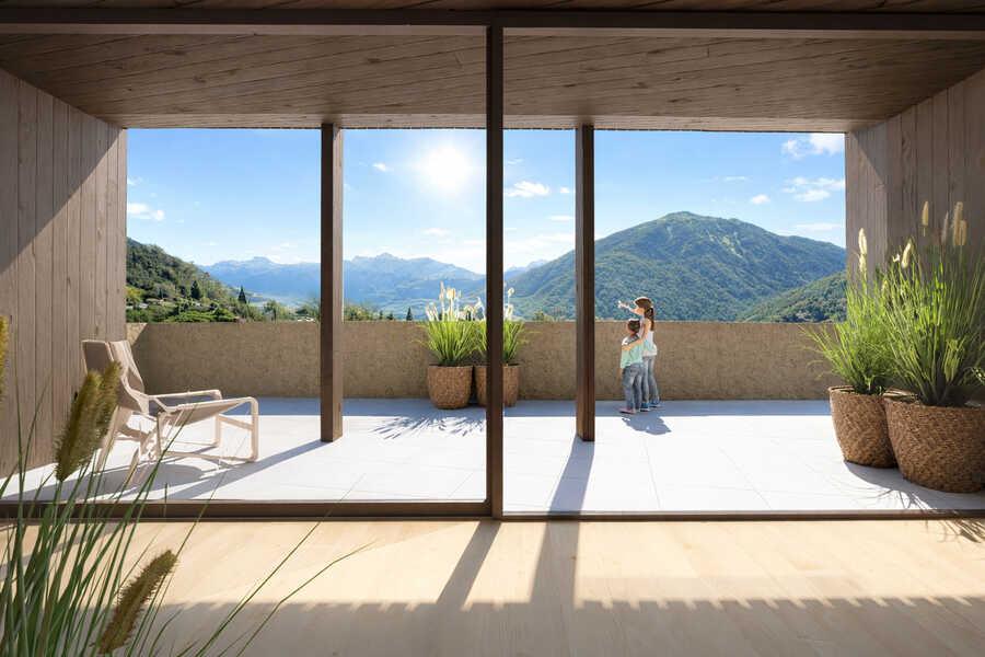 Exklusive Maisonette-Gartenwohnung mit Ortlerblick in Mals - exklusiv 