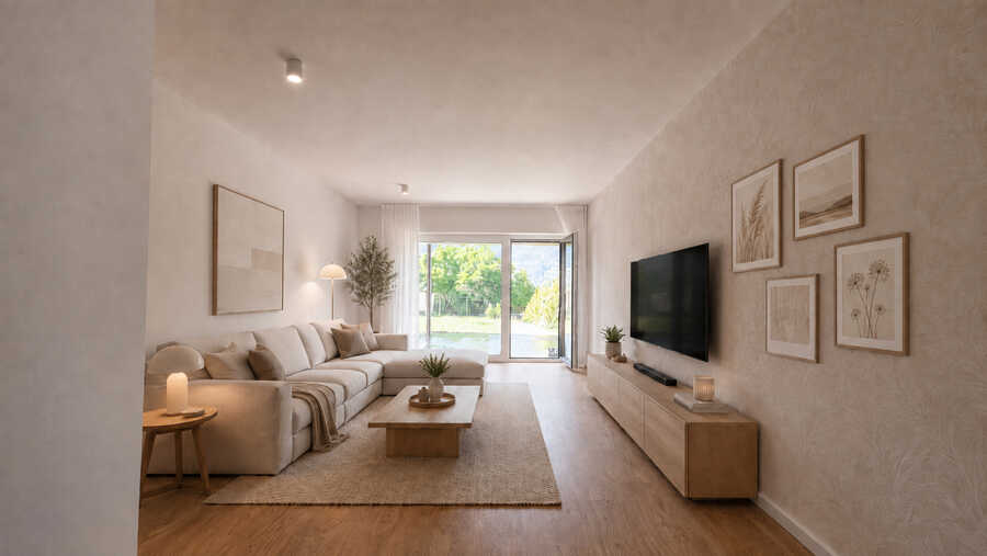 Sonnige Vierzimmergartenwohnung, wunderbare Aussicht, inkl. Stellpl., 2 Sonnige Vierzimmergartenwohnung, wunderbare Aussicht, inkl. Stellpl., 2