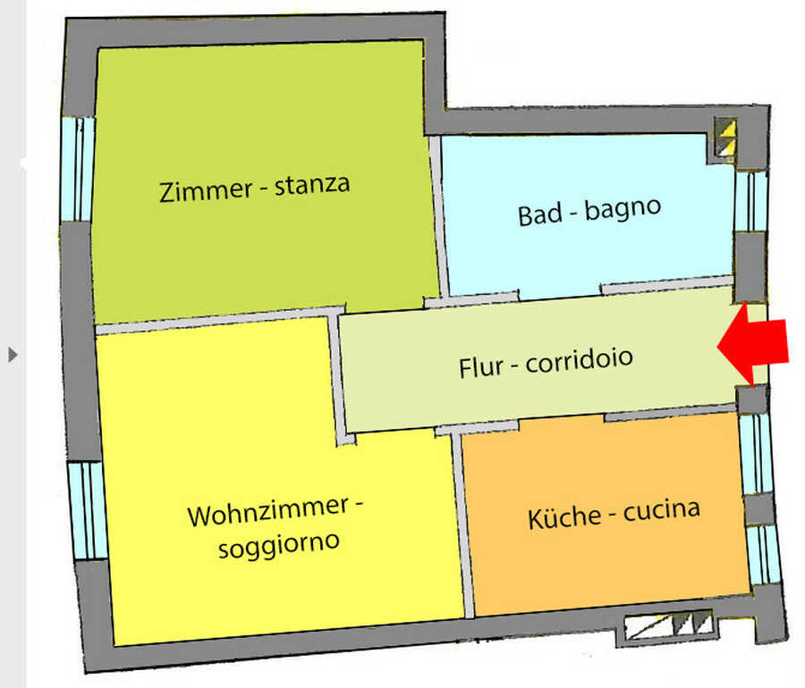 Zweizimmerwohnung im Zentrum 2