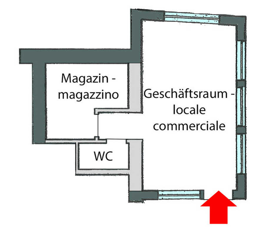Geschäft mit Magazin 2