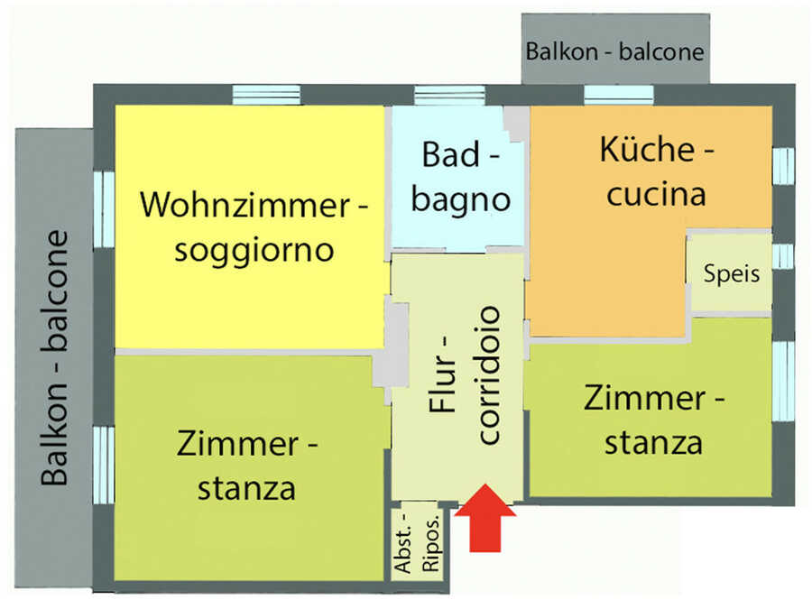 Vierzimmerwohnung in ruhiger Lage 5