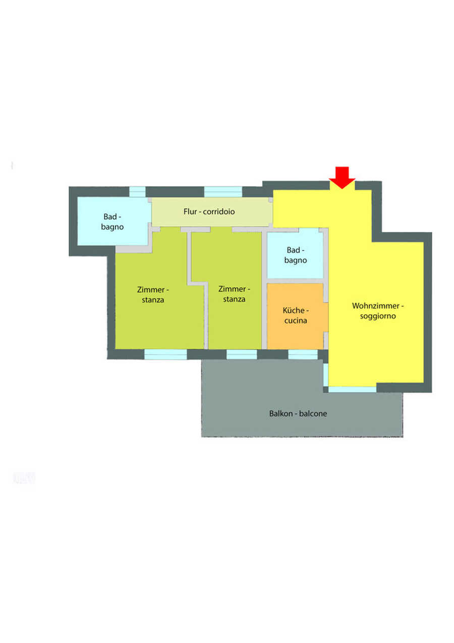 Dreizimmerwohnung in ruhiger Wohnzone 4