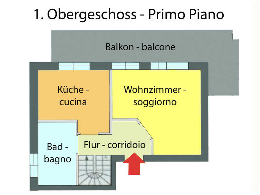 Kleinwohnung am Rande der Altstadt 5