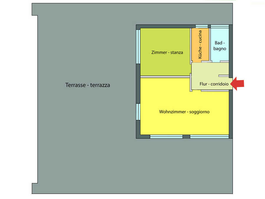 Penthouse mit 180m² großer Terrasse 4