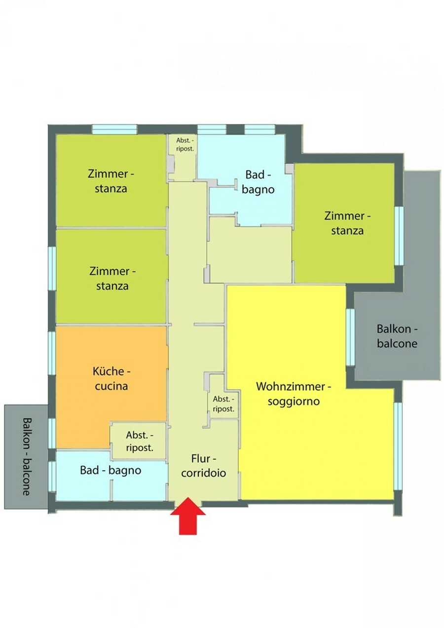 Geräumige Fünfzimmerwohnung in exklusiver Lage 2