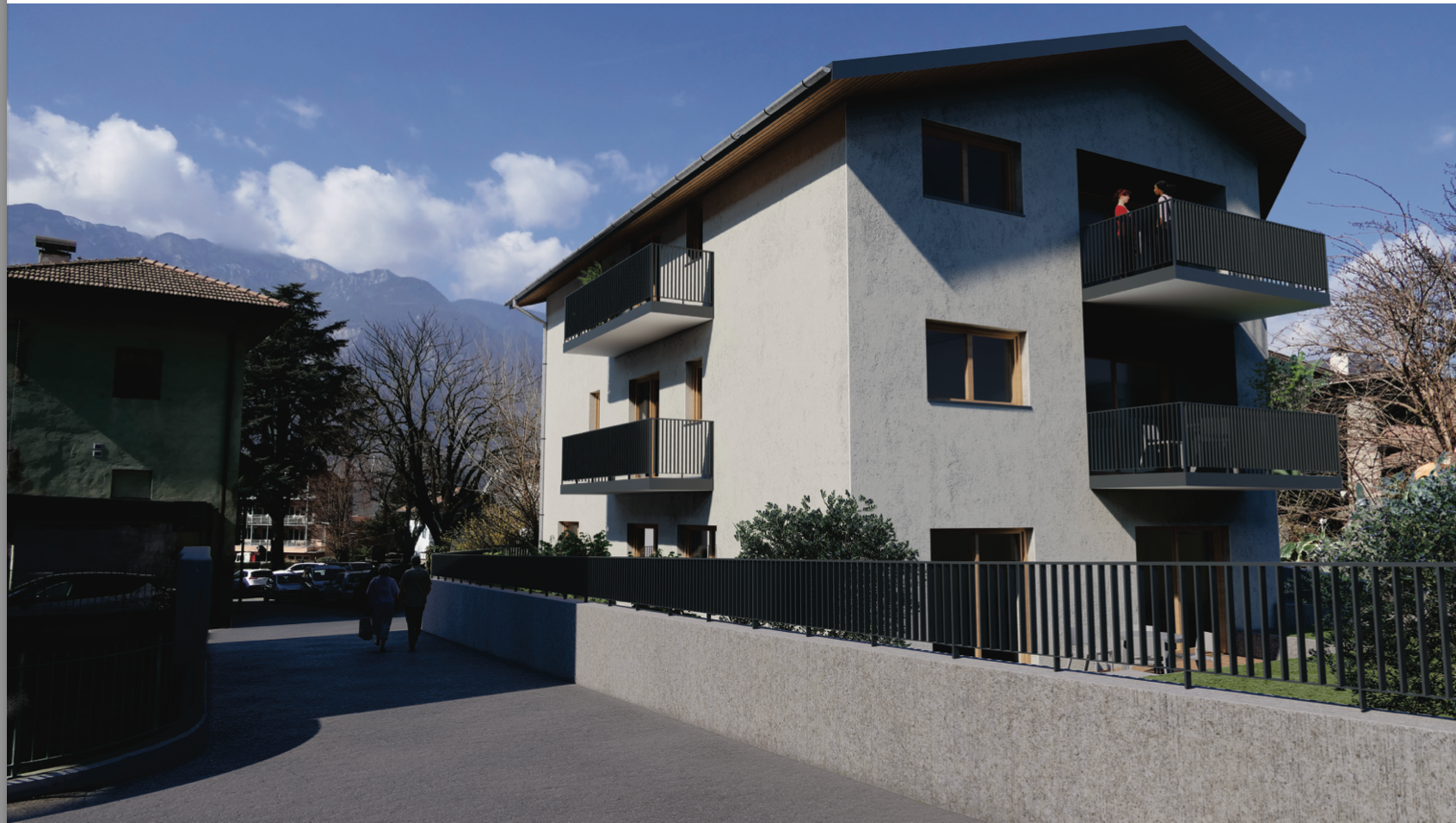 Neubau-Dreizimmerwohnung in Auer: 2. Stock mit Terrasse und Balko... 2 Neubau-Dreizimmerwohnung in Auer: 2. Stock mit Terrasse und Balko... 2