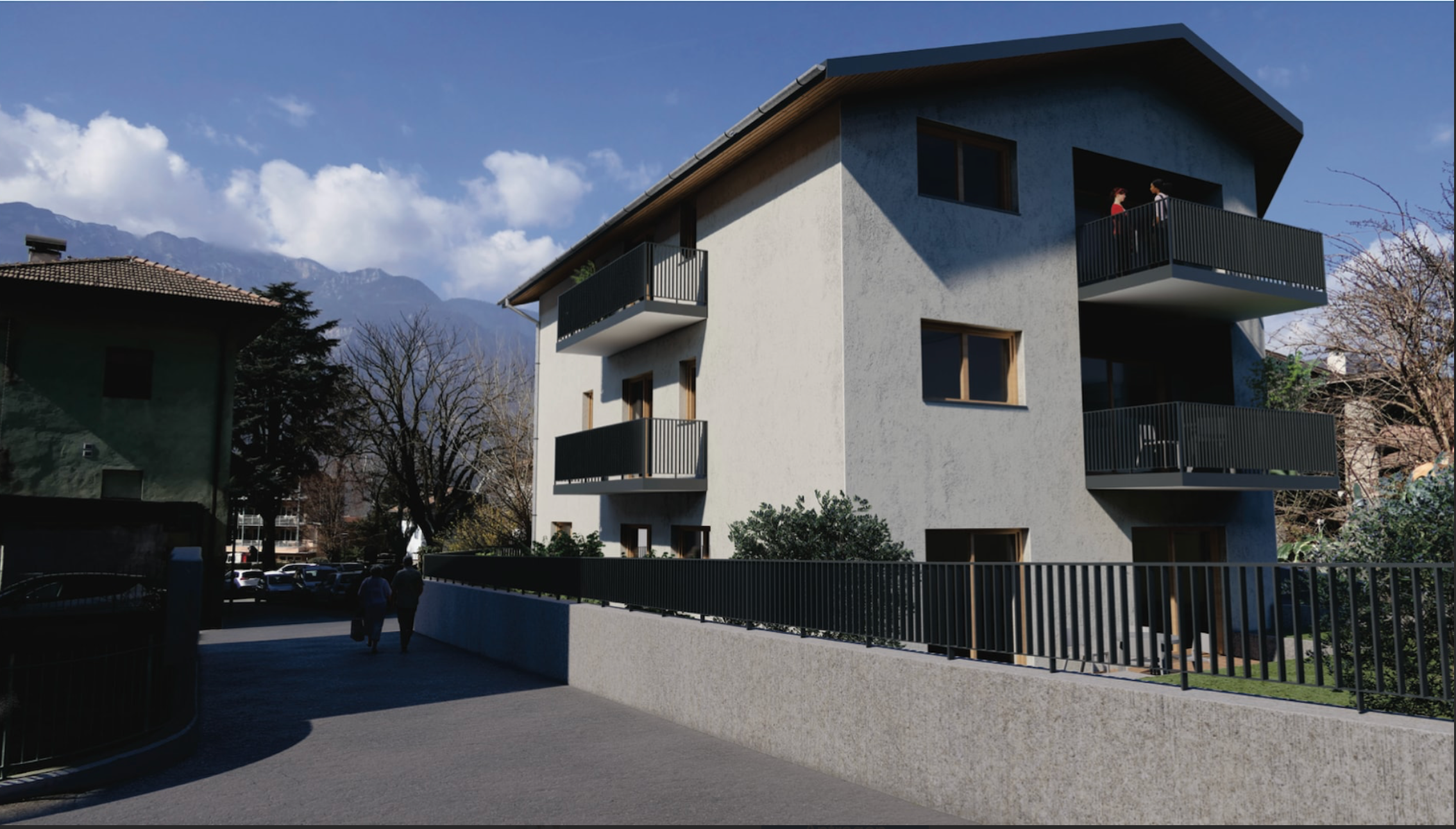 Neubau-Dreizimmerwohnung in Auer: 2. Stock mit Terrasse und Balko... 4 Neubau-Dreizimmerwohnung in Auer: 2. Stock mit Terrasse und Balko... 4