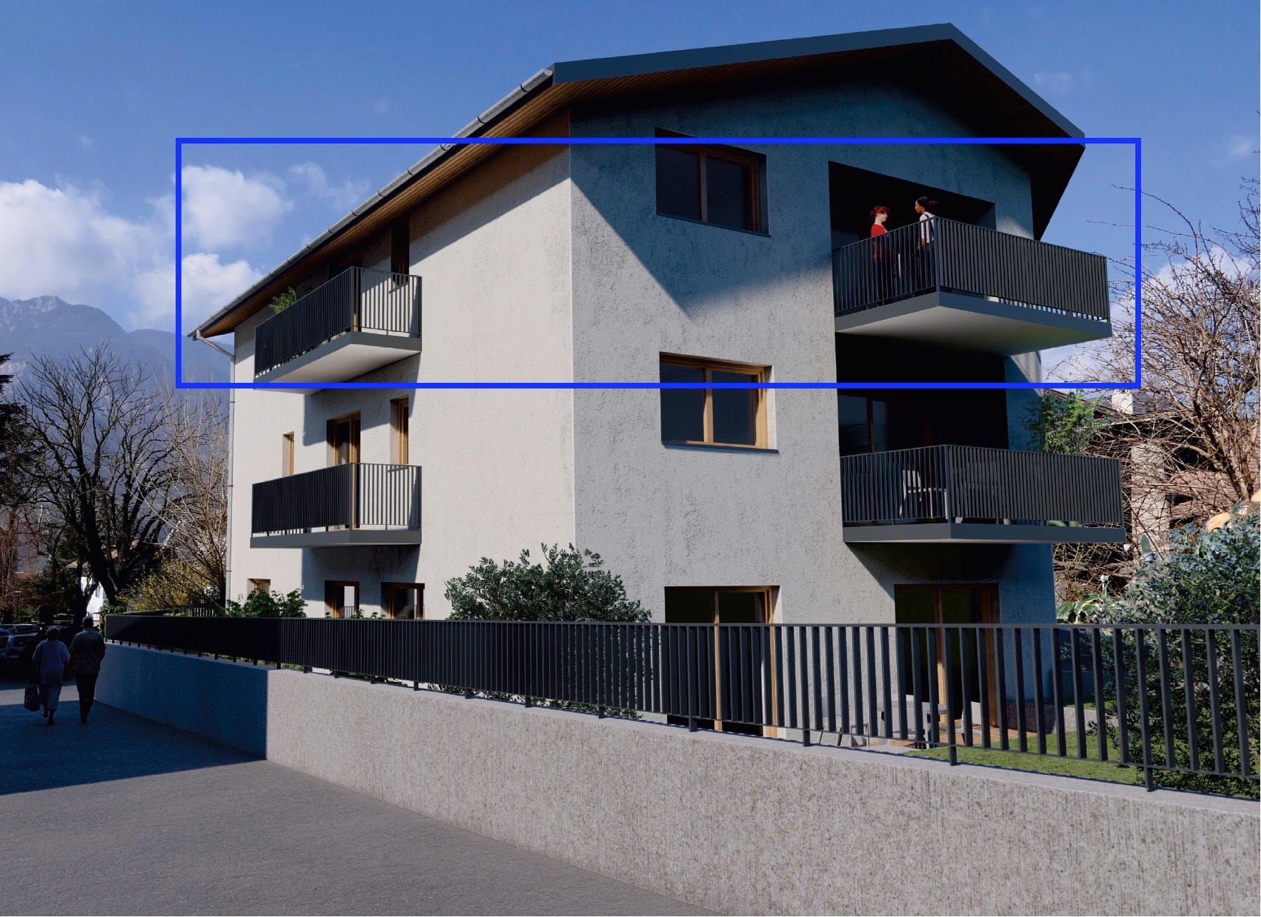 Neubau-Dreizimmerwohnung in Auer: 2. Stock mit Terrasse und Balko... 3 Neubau-Dreizimmerwohnung in Auer: 2. Stock mit Terrasse und Balko... 3